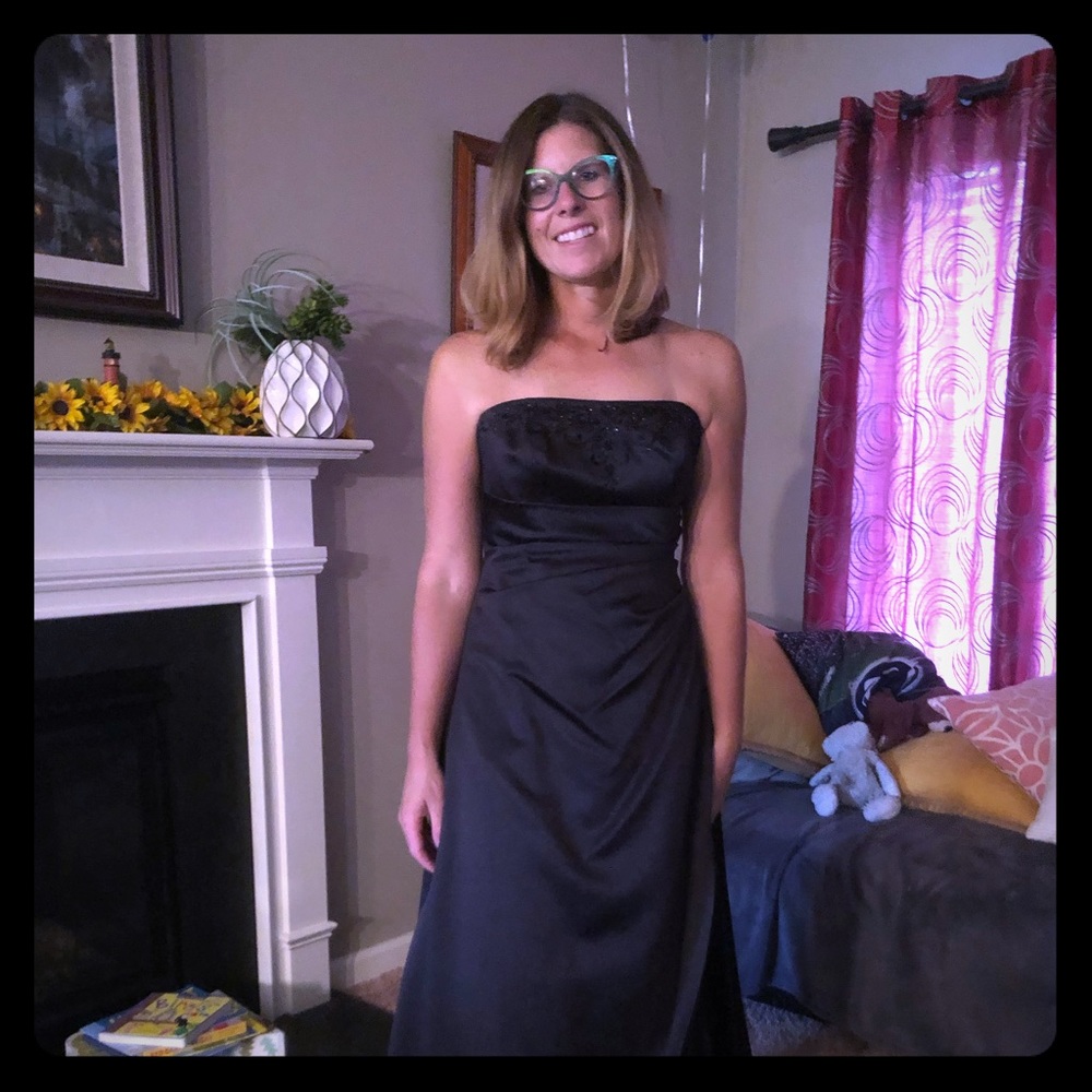David’s Bridal Black Dress Size 8